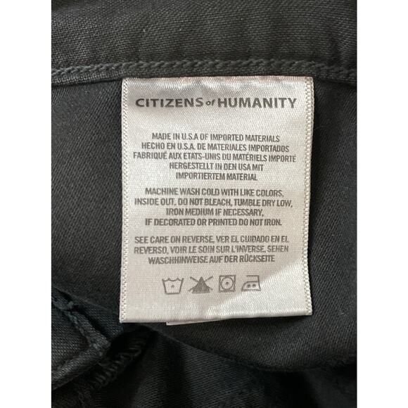 CITIZENS OF HUMANITY Leah Pant Vintage Black Size 25 - Picture 7 of 8